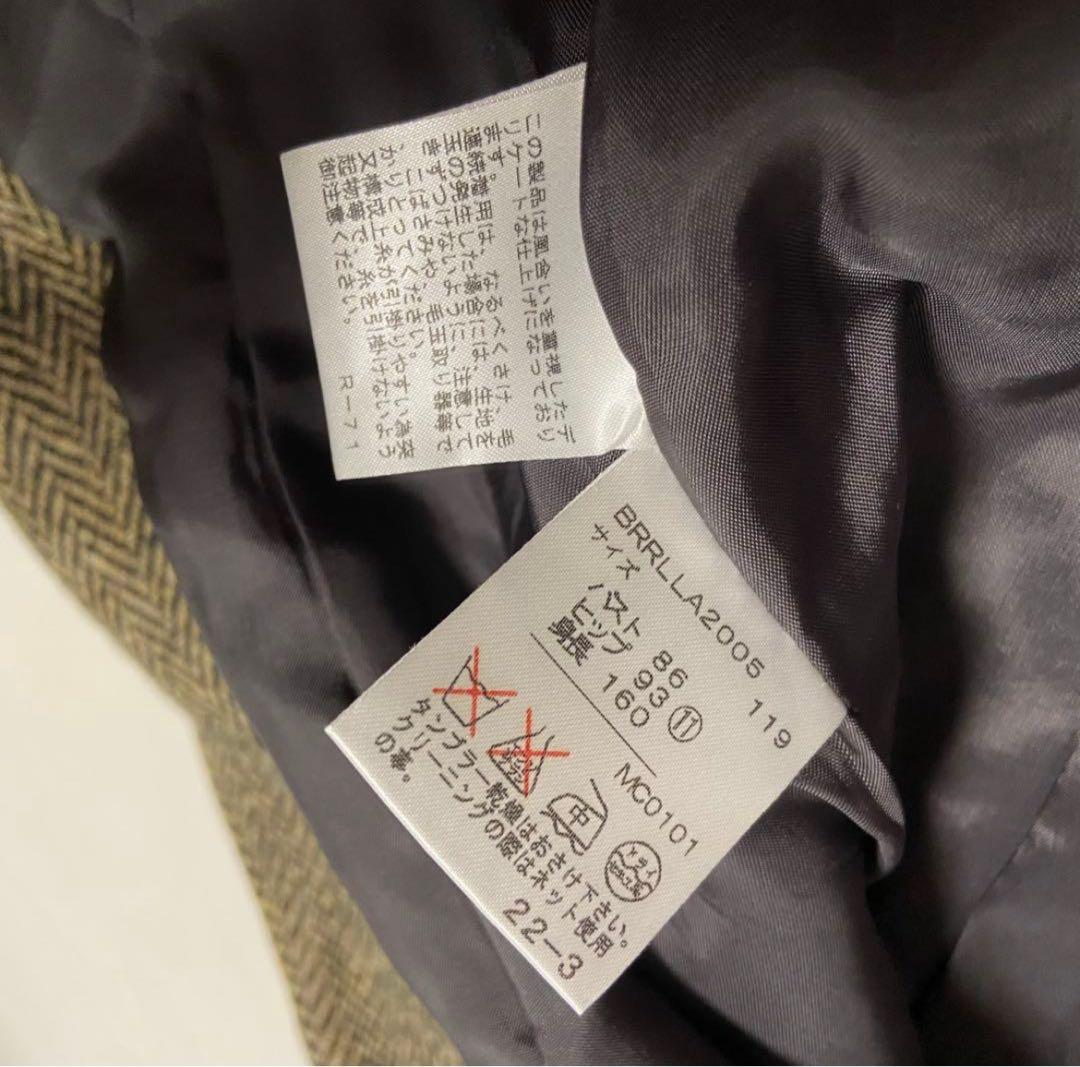 【極美品】ラルフローレン ウール ツィード ヘリンボーン 日本製 11号
