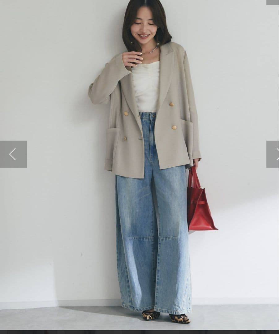 【ベストセラーアイテム・miki監修】メッシュメタルボタンライトジャケット