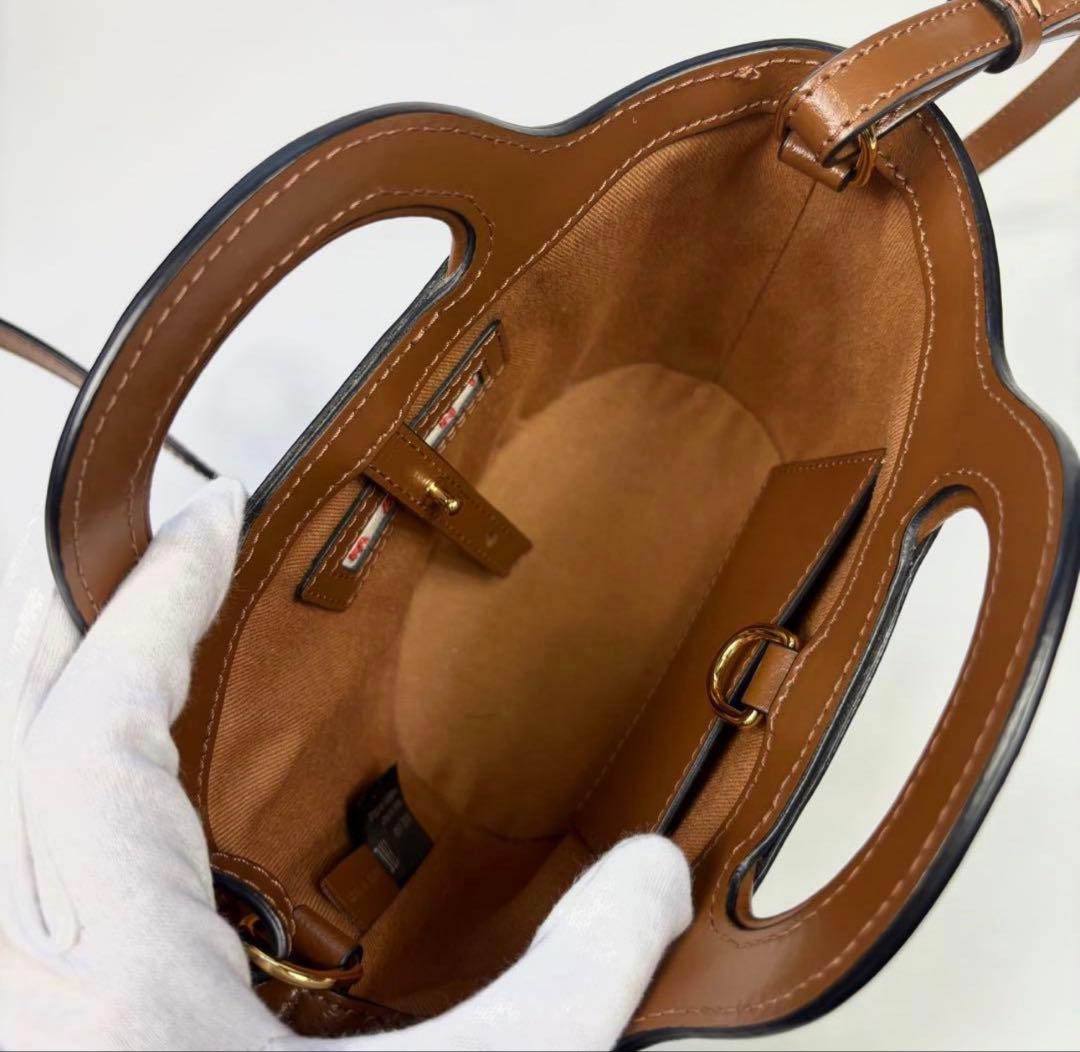 ♡*様 MARNI ストローとレザーのショルダーバッグ