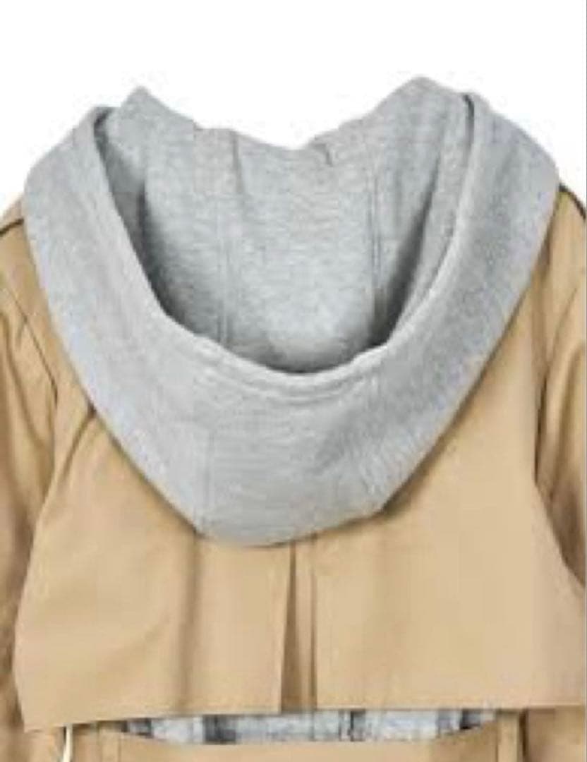 美品　AMERI スウェットドッキングトレンチコート Mサイズ