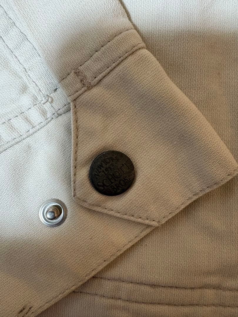 【最終大幅値下げ】Schott ショット スカル刺繍 ワークジャケットアメカジ