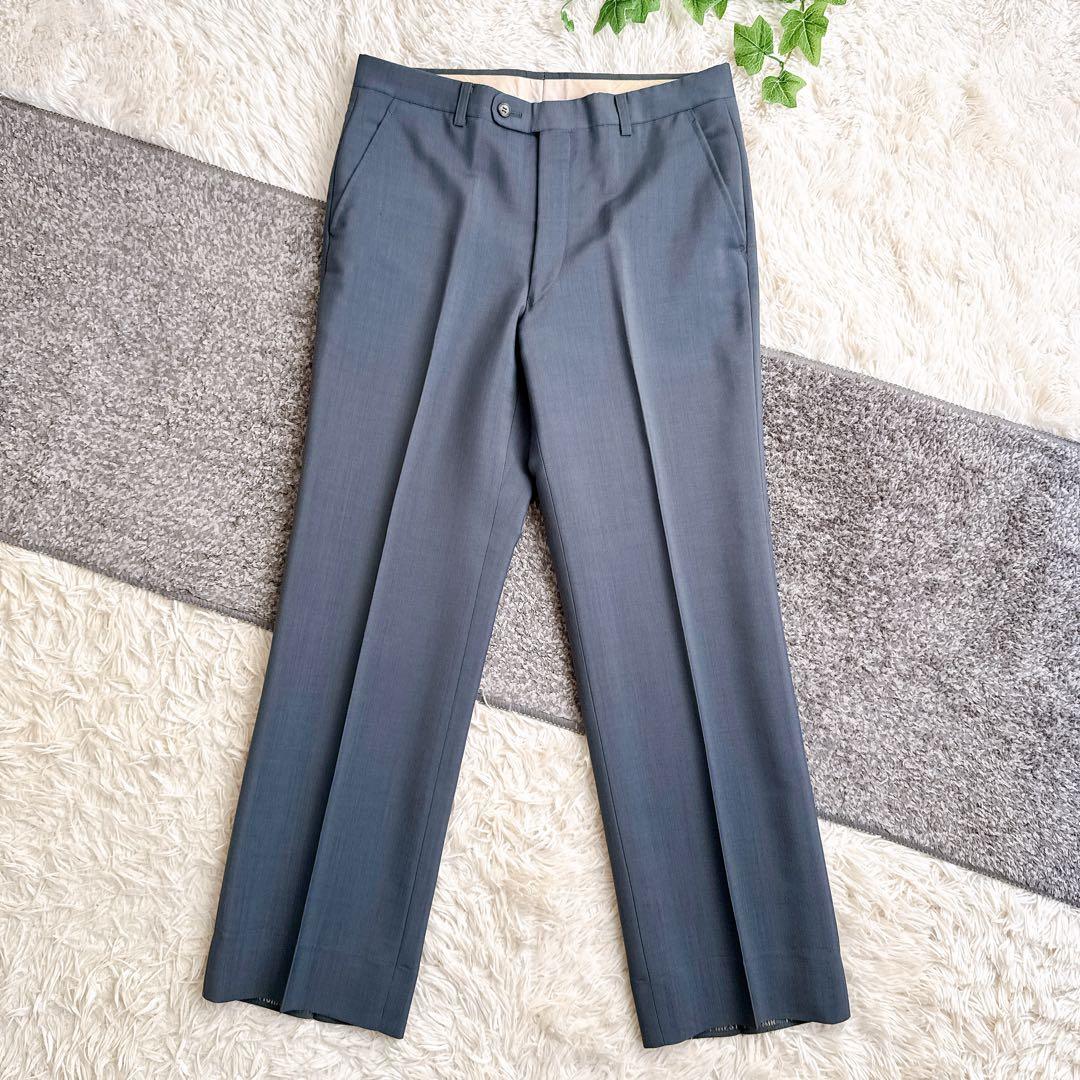 オールド　ディオール セットアップ　スーツ　ダブルボタン　モヘア　グレー