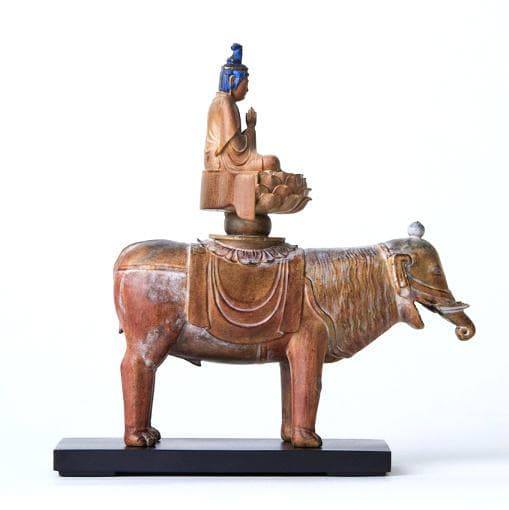 ★新品同様★イスム TanaCOCORO 掌 仏像 普賢菩薩騎象像★14