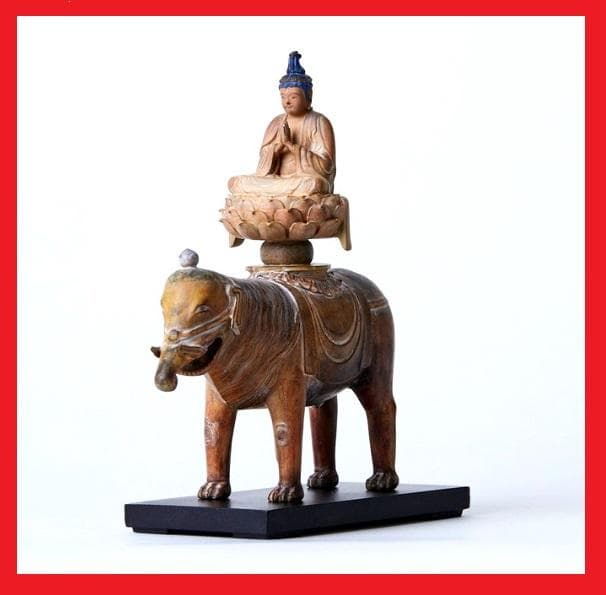 ★新品同様★イスム TanaCOCORO 掌 仏像 普賢菩薩騎象像★14