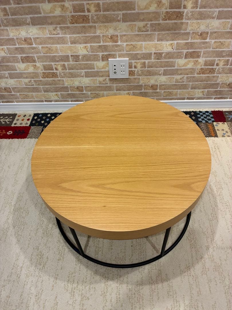 ［ＩＤＥＥ］ＤＩＶＡＮＣＯ　ＬＯＷ　ＴＡＢＬＥ　Ｏａｋ　送料込み