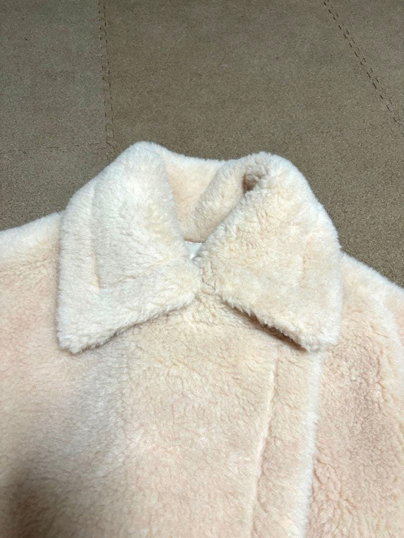 マックスマーラー風 テディベア ポンチョ 新品タグ付き アルパカ ウール シルク