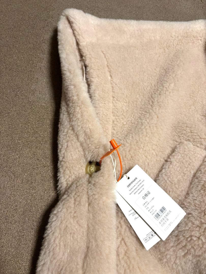 マックスマーラー風 テディベア ポンチョ 新品タグ付き アルパカ ウール シルク