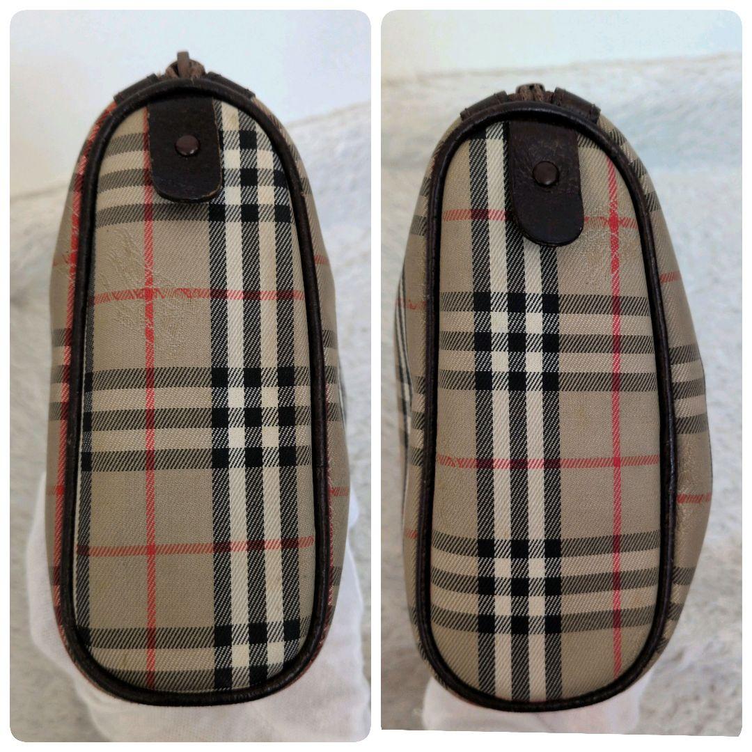 良品　バーバリー　ノバチェック柄 クラッチバッグ ホース　ヴィンテージ　セカンド