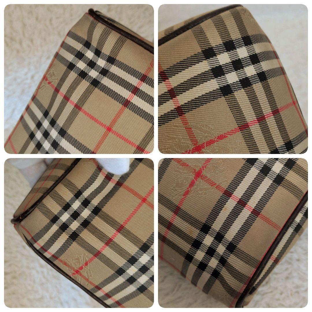 良品　バーバリー　ノバチェック柄 クラッチバッグ ホース　ヴィンテージ　セカンド