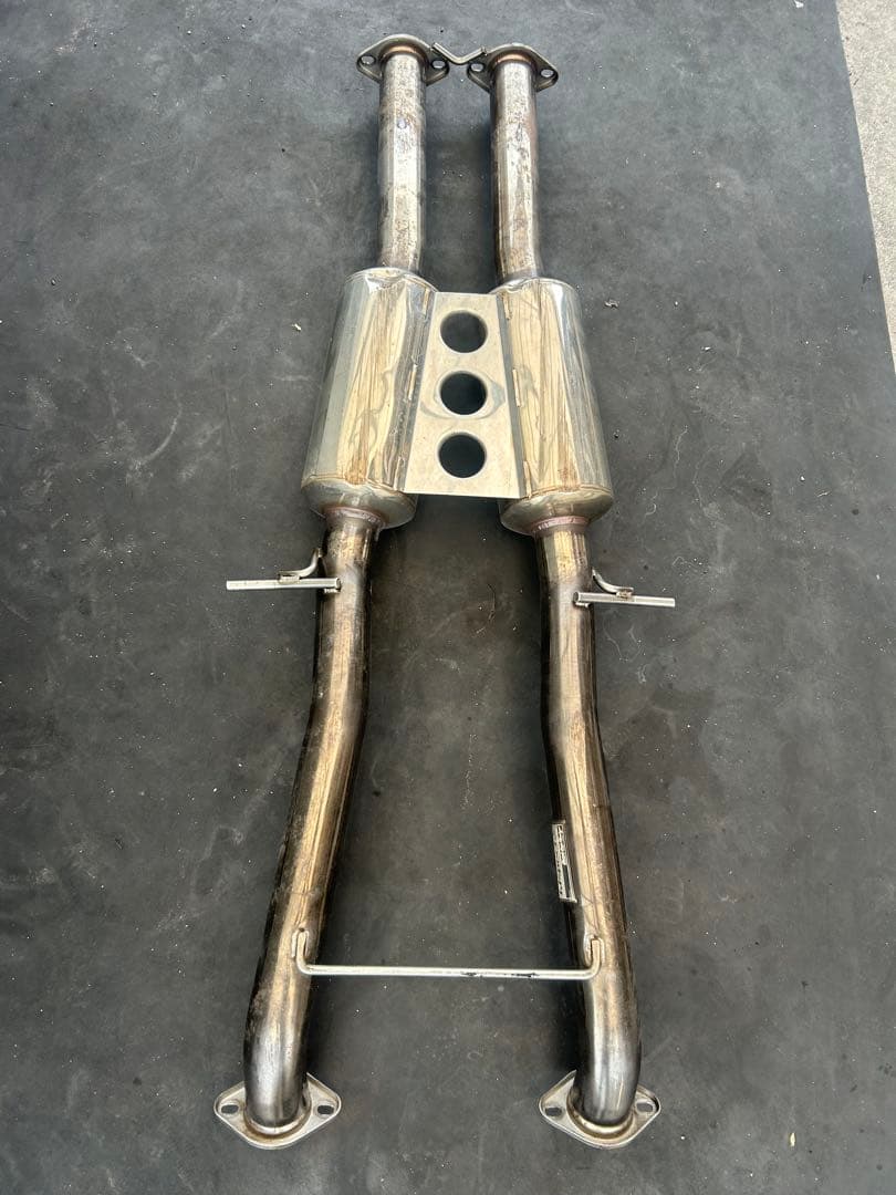 Z34 サンラインレーシング デュアル中間パイプ ストレート加工