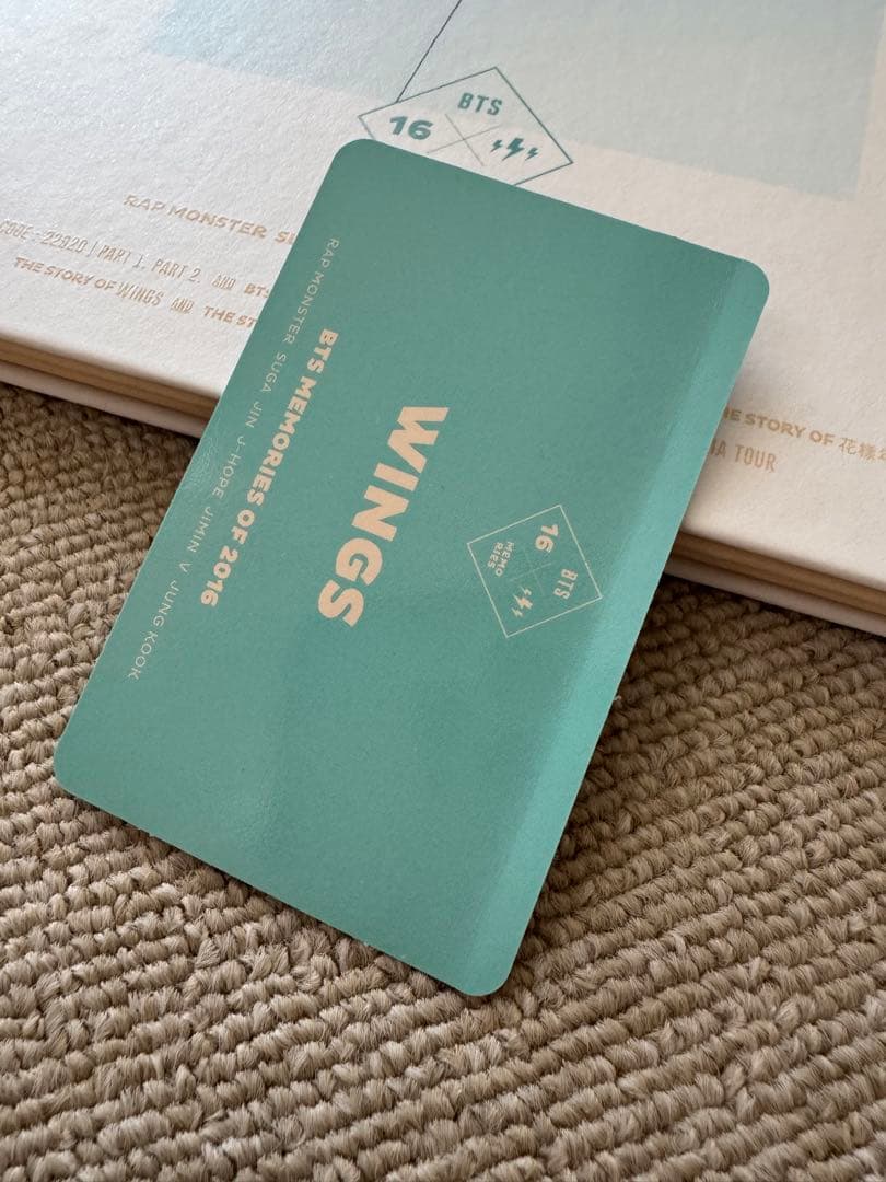 BTS MEMORIES OF 2016 トレカ付き