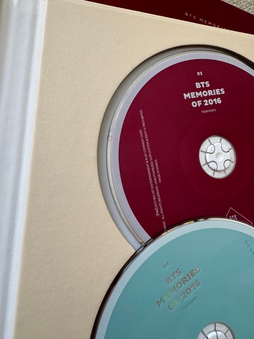 BTS MEMORIES OF 2016 トレカ付き