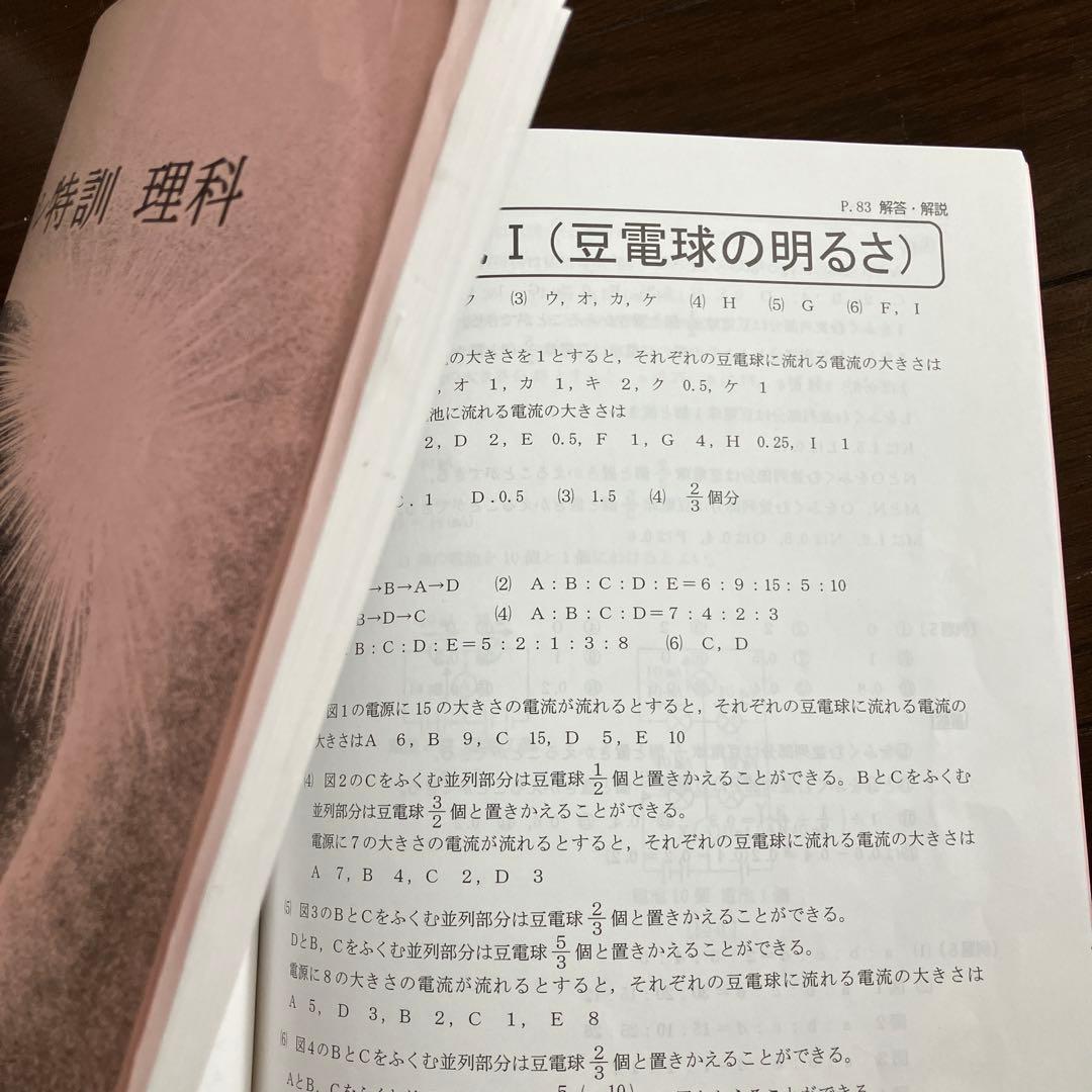 浜学園　小6最高レベル特訓　理科　全復習テストNo.1〜No.40 全解答あり