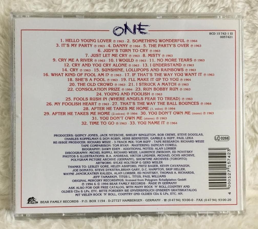 洋楽 Lesley Gore - It's My Party (5-CD)