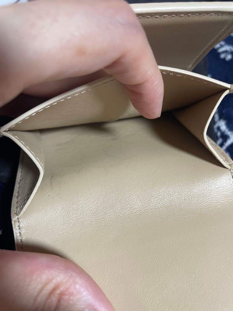 CELINE ベージュ 三つ折り財布