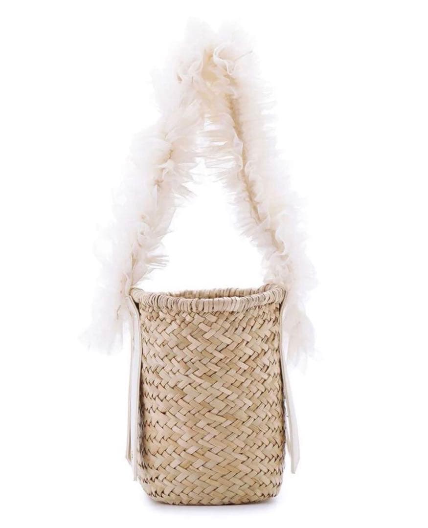 美品！ スナイデル　ブレードチュールバッグ　snidel カゴバッグ