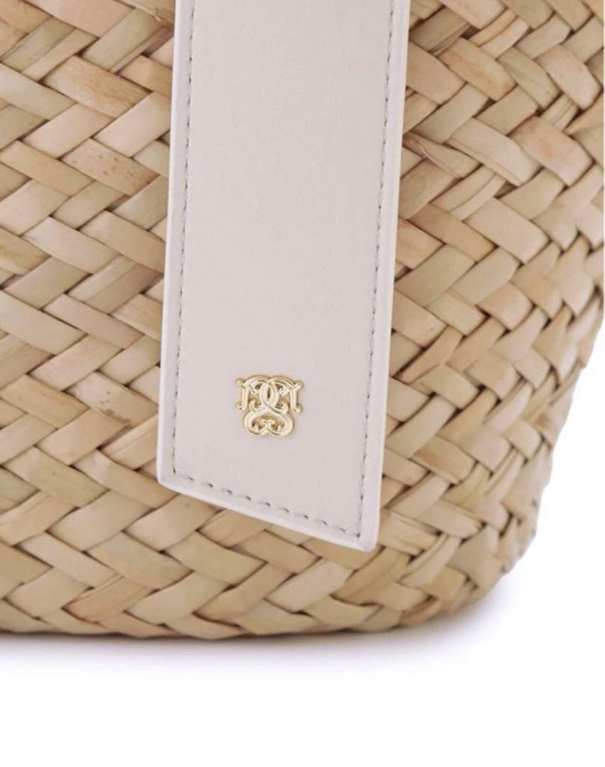 美品！ スナイデル　ブレードチュールバッグ　snidel カゴバッグ