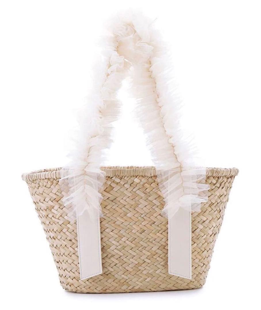 美品！ スナイデル　ブレードチュールバッグ　snidel カゴバッグ