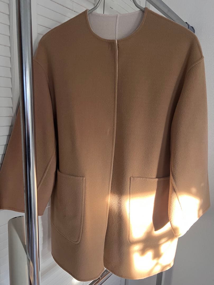 新品未使用　UNITED ARROWS 2024 バイカラーリバーミドルコート