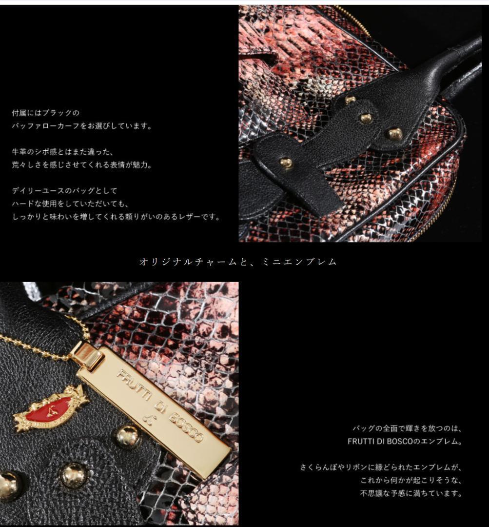 FRUTTI DI BOSCO フルッティディボスコ ボストンバッグ　レザー