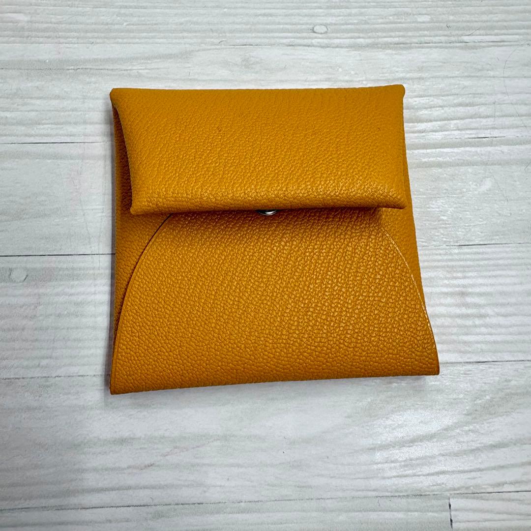 【新品】HERMES ケース　バスティア　オレンジ　エルメス