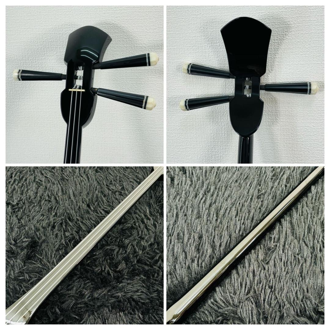 沖縄三線 強化張り 本蛇皮 弦楽器 和楽器 初心者 入門 民謡 収納袋付き