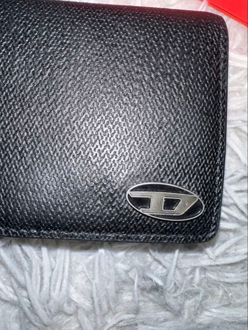 DIESEL ブラック 二つ折り財布　お値下