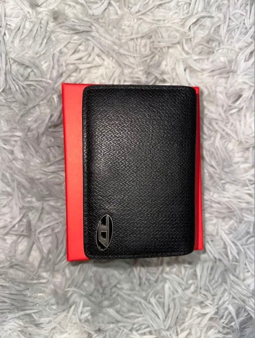 DIESEL ブラック 二つ折り財布　お値下