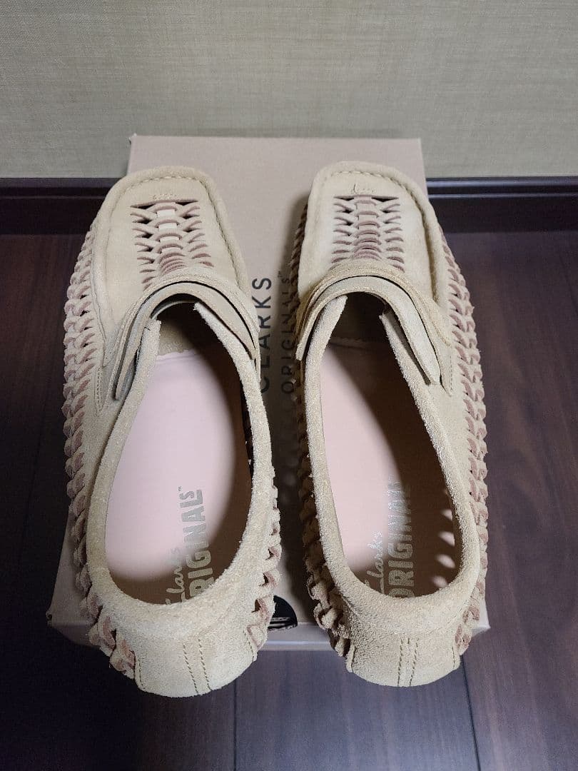 靴 Clarks WBLoafer weave UK9 EUR43
