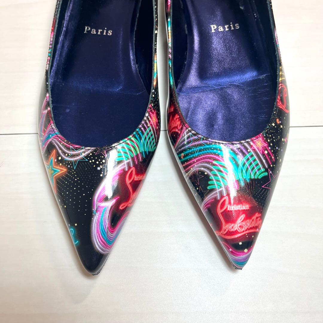 美品 クリスチャンルブタン フラットパンプス Hot Chickita