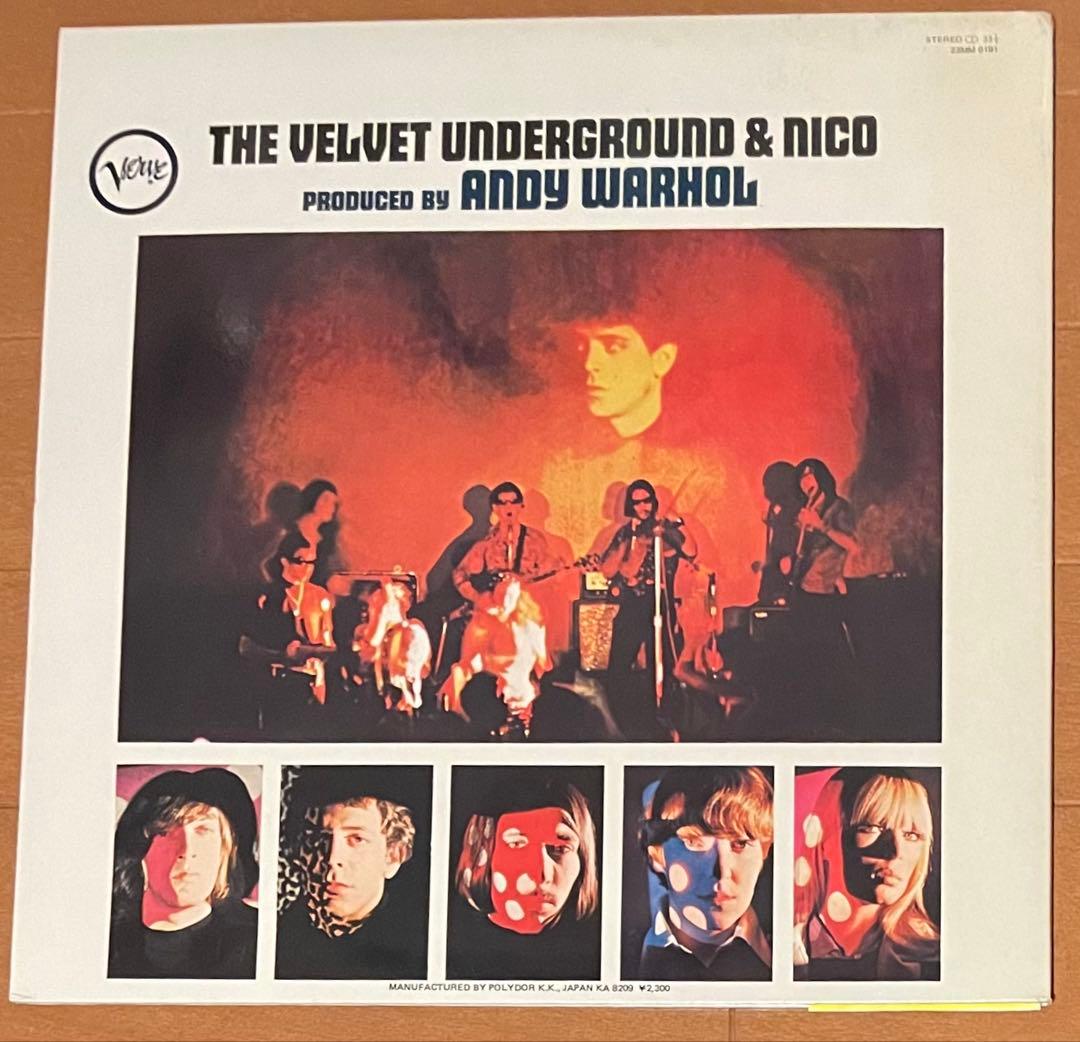 希少LP ヴェルヴェット・アンダーグラウンド・アンド・ニコ　帯コピー