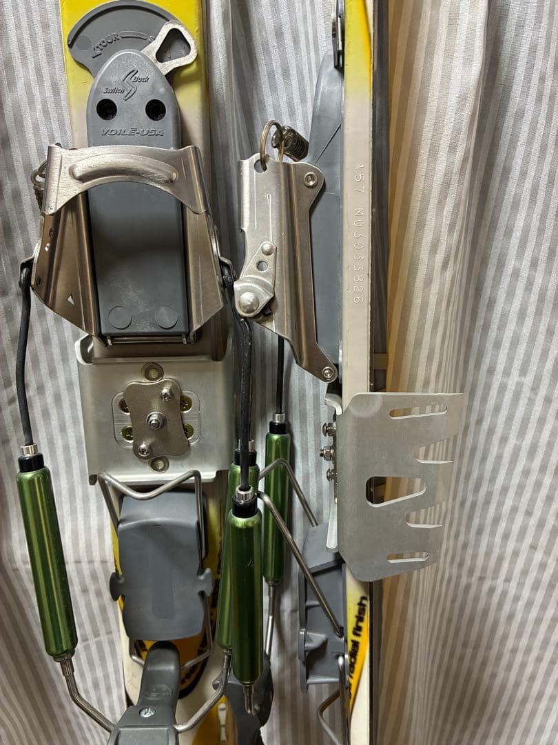 テレマークスキーセット ビンディング・スキーアイゼン・シール付