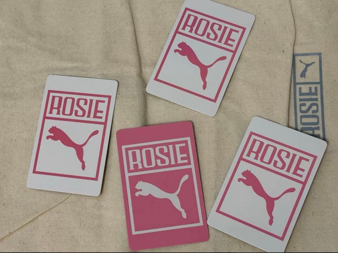 BLACKPINK ロゼ rose PUMA コラボ 購入特典トレカ 4枚セット