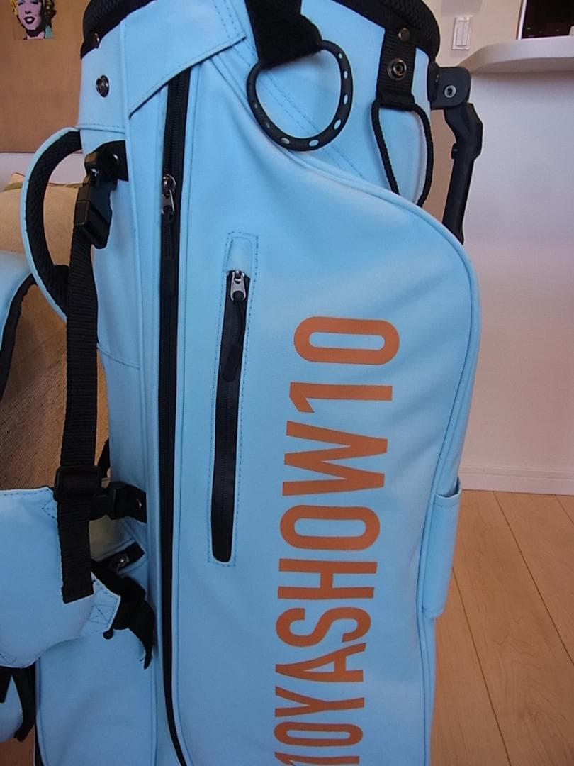 10YASHOW10(東家商店)◆キャディバッグ スタンドバッグ ライトブルー