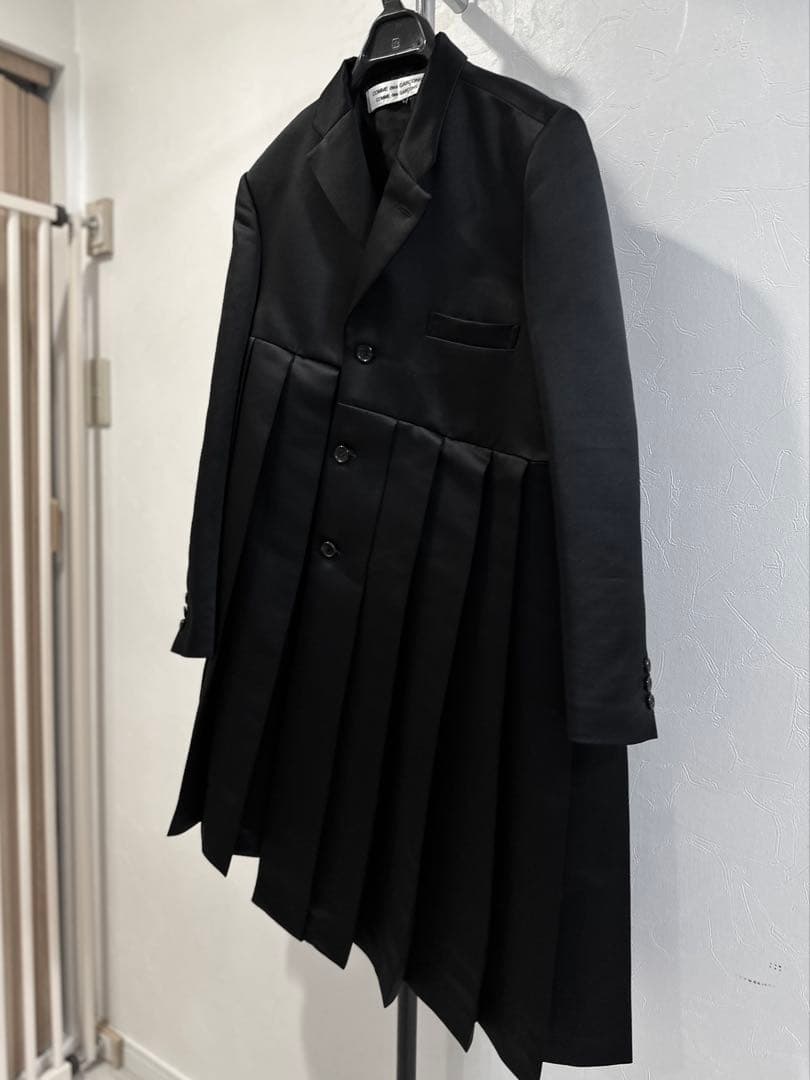 2022AW コムコム　コムデギャルソン　プリーツ　ジャケット　コート