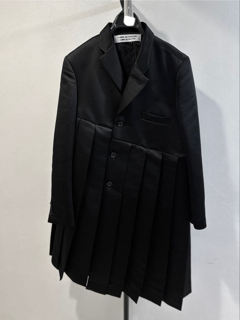 2022AW コムコム　コムデギャルソン　プリーツ　ジャケット　コート