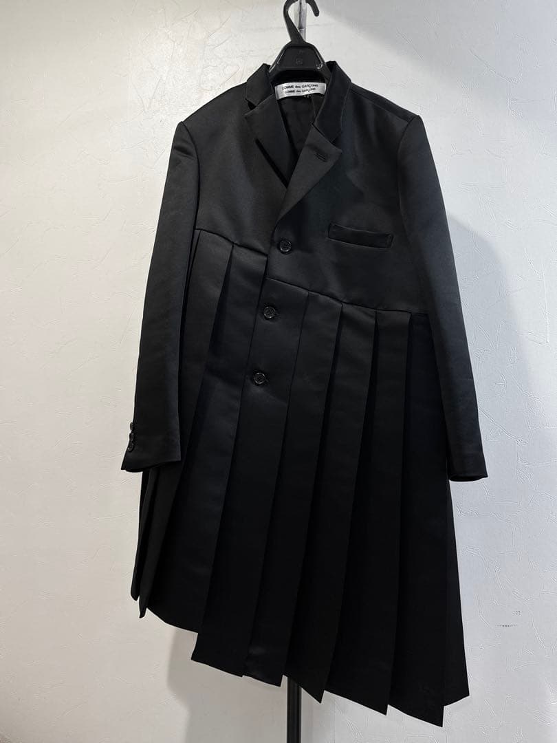2022AW コムコム　コムデギャルソン　プリーツ　ジャケット　コート