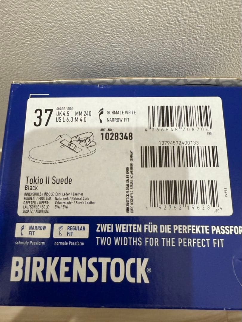 靴 BIRKENSTOCK Tokio II Suede 37