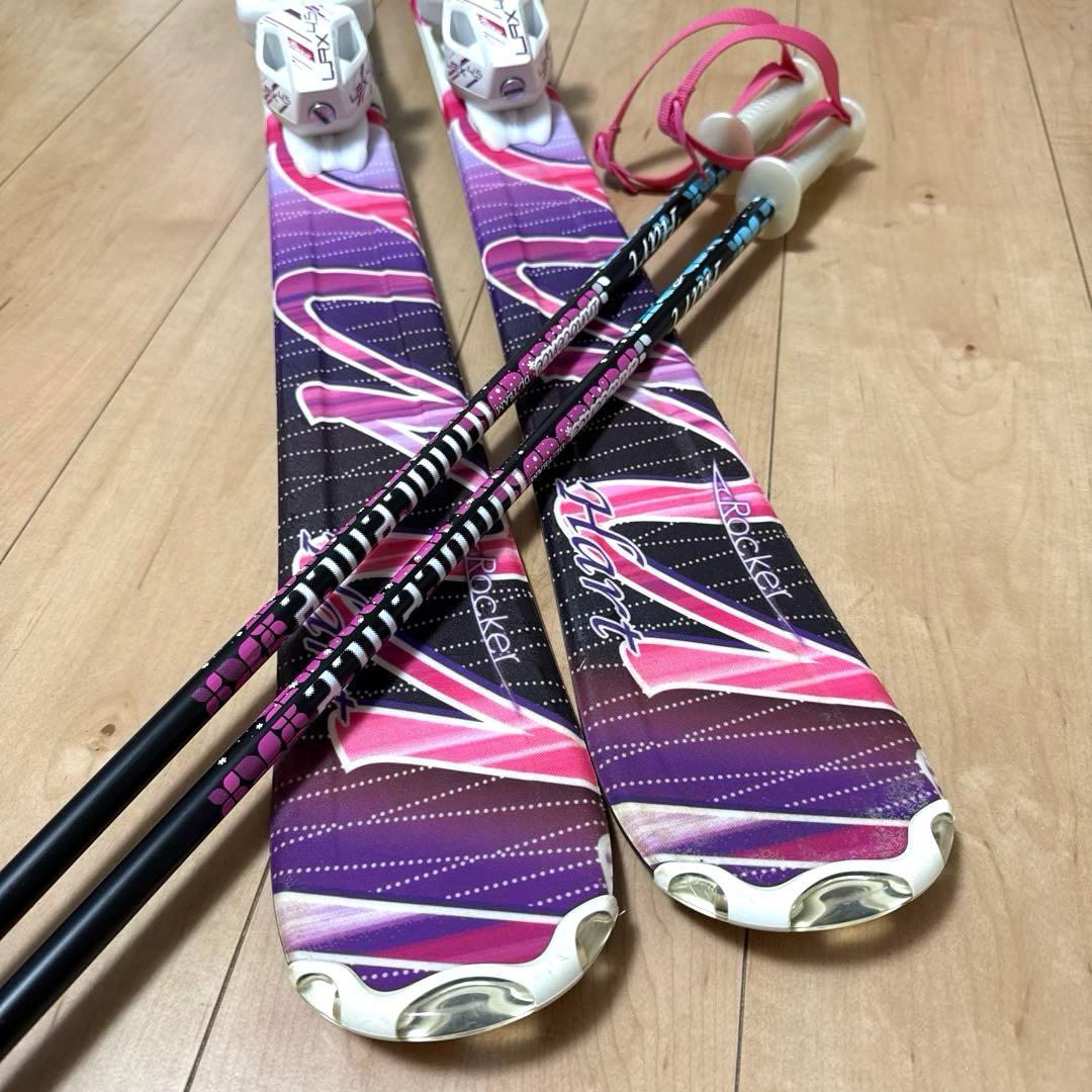 キッズ　スキー板　ブーツ　ストック　ジュニア　Hart 117cm