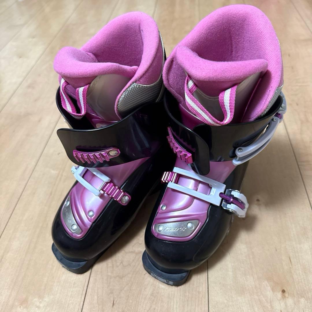 キッズ　スキー板　ブーツ　ストック　ジュニア　Hart 117cm