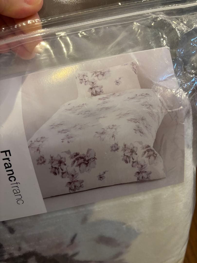 ‪*☆様 Francfranc 花柄 ダブルサイズ 掛け布団カバー未使用、未開封