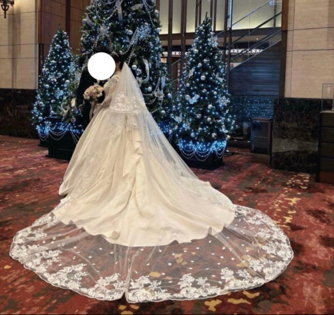 ウェディング　ベール ベールダウン可能 花嫁