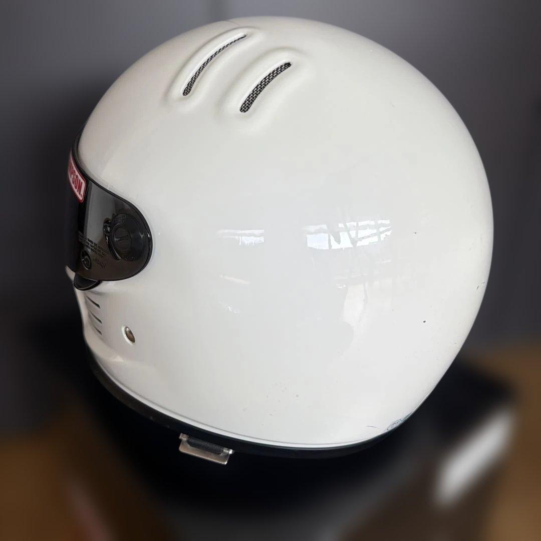 SIMPSON フルフェイスヘルメット ホワイト バンディット 60cm