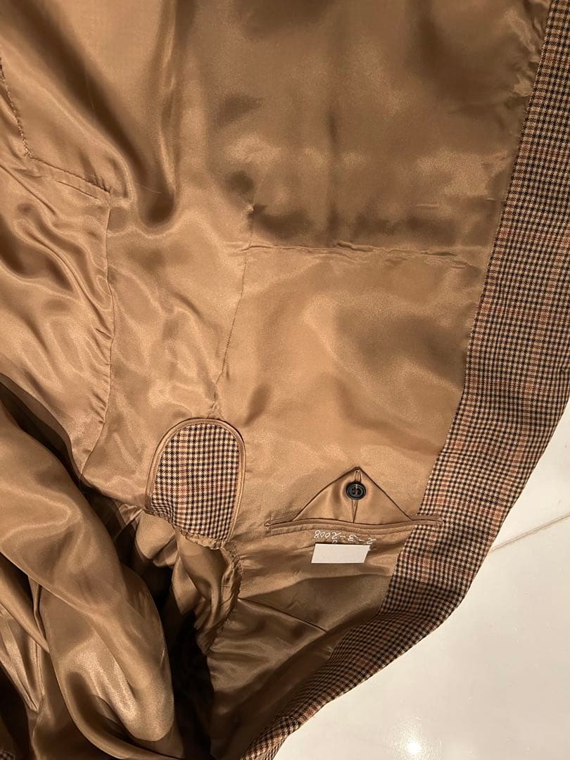 専用イタリア製生地ブラウン　ブレザーとスラックスのセット海外ホテルTaylor