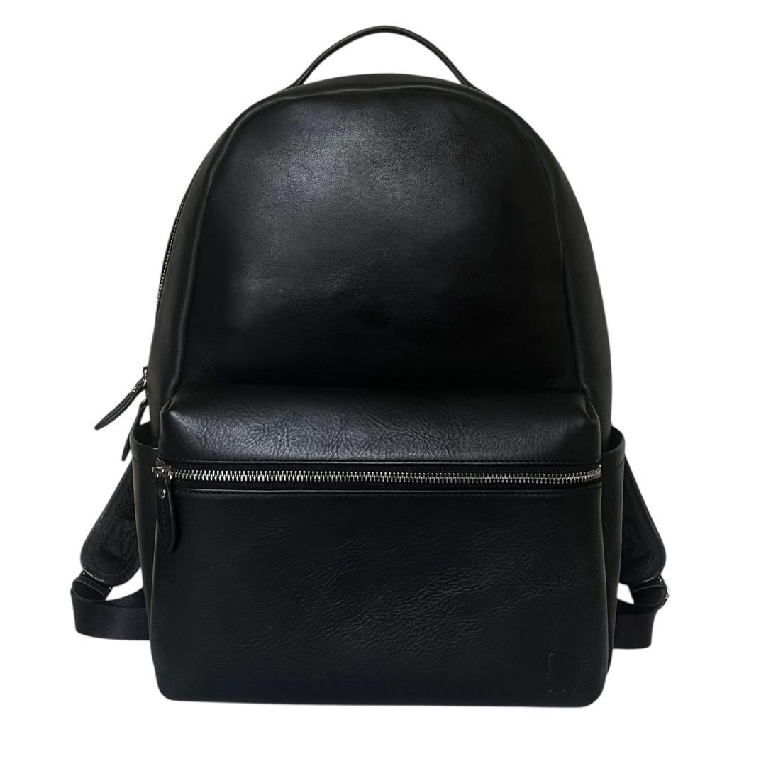 【極美品】epe ベジタブルタンニンレザー ラウンドリュック A4 PC 黒