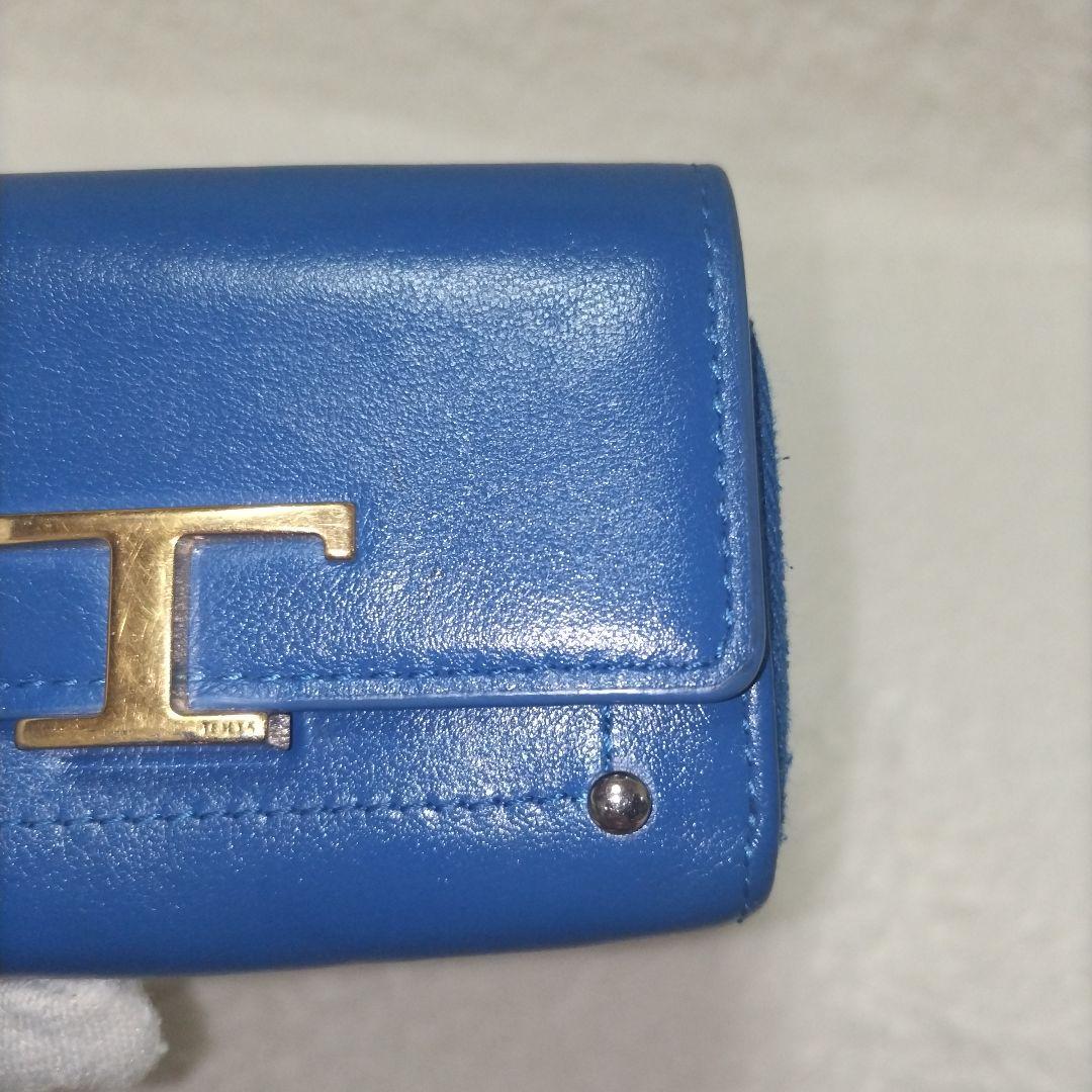 【激レア】TOD'S トッズ Tタイムレス ゴールド金具 レザー ケース
