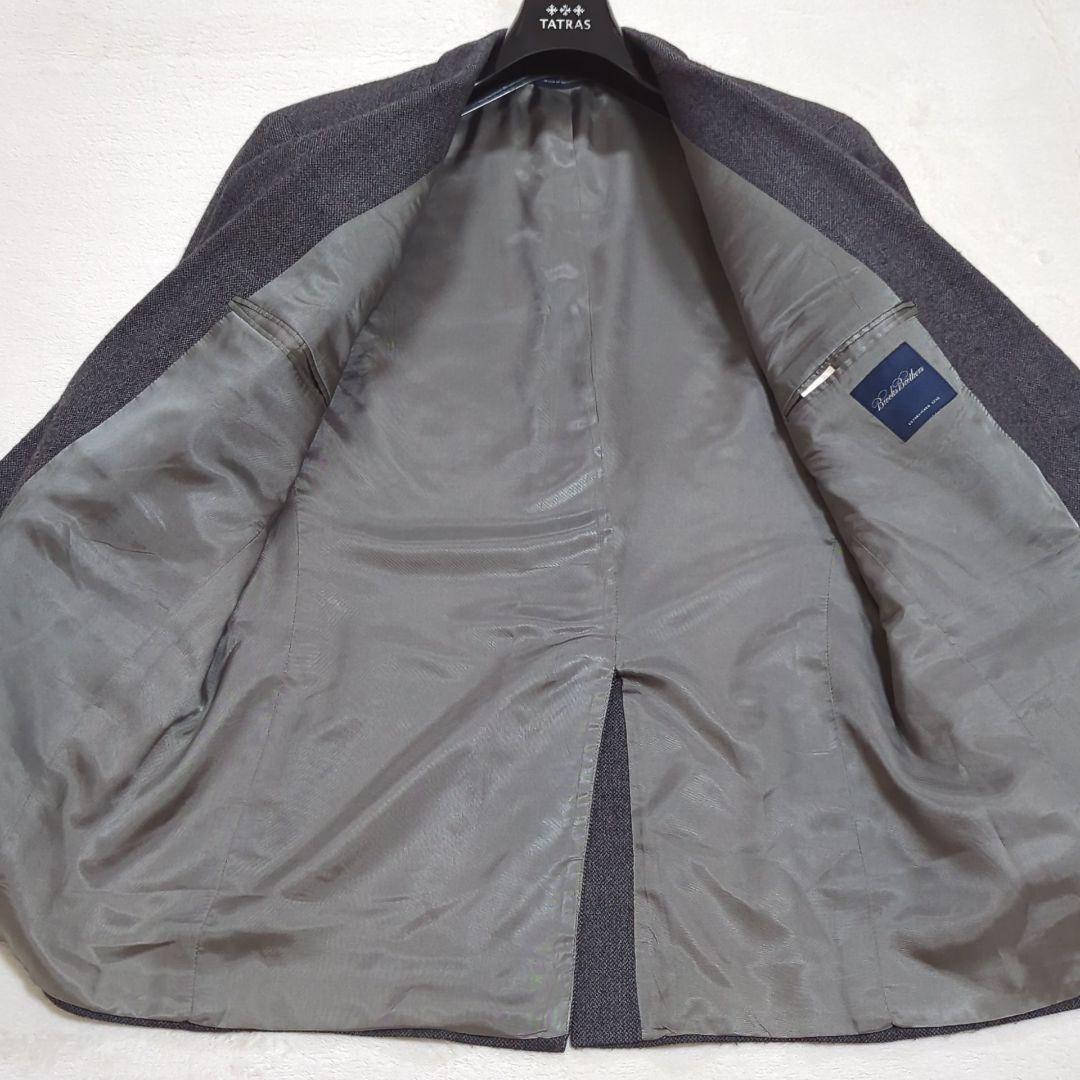 希少XL 米国製 ブルックスブラザーズ カシミヤ ツイード テーラードジャケット