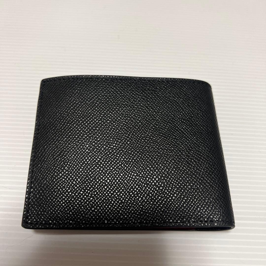 新品 ポロ ラルフローレン 折り財布 お札入れ 小銭入れ ポニー柄あり 黒