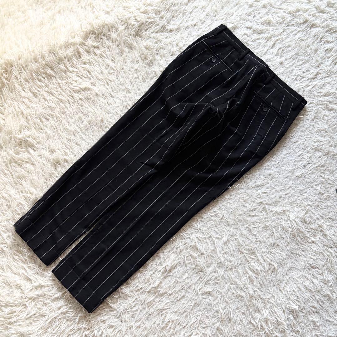 <美品>TAGLIATORE×ブリッラ ブラック ウール スーツ サイズ42