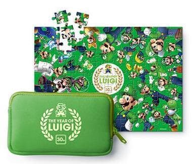 ★ 3DSLL ルイージポーチ+ジグソーパズル/クラブニンテンドー限定品